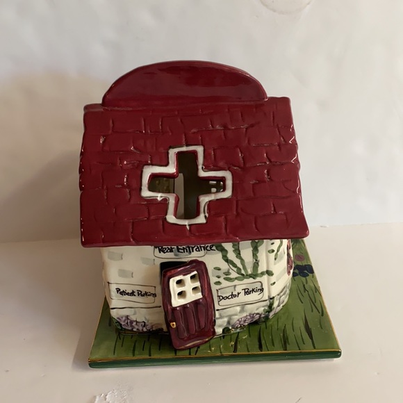 Vintage 2002 Blue Sky Clay Doctors Office meant at tea lite candle. - Picture 4 of 14